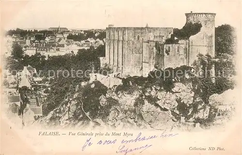 AK / Ansichtskarte Falaise_Calvados Vue generale prise du Mont Myra Falaise_Calvados