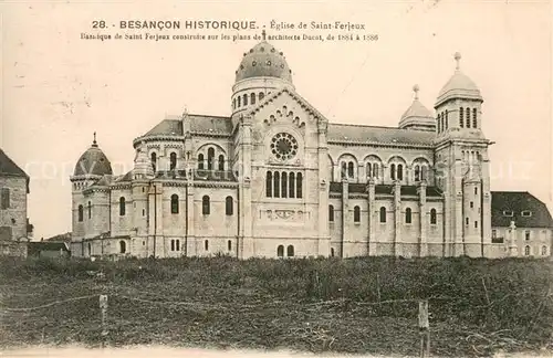 AK / Ansichtskarte Besancon_Doubs Eglise Saint Ferjeux Besancon Doubs