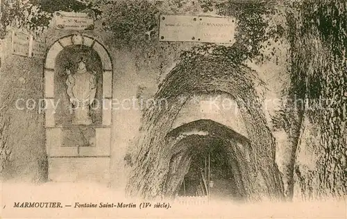 AK / Ansichtskarte Marmoutier Fontaine Saint Martin Marmoutier