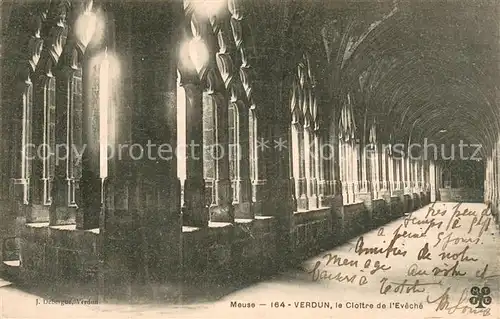 AK / Ansichtskarte Verdun_Meuse Le Cloitre de l Eveche Interieur Verdun Meuse