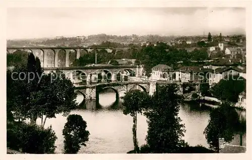 AK / Ansichtskarte Limoges_Haute_Vienne Les trois ponts Limoges_Haute_Vienne