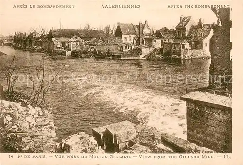 AK / Ansichtskarte Valenciennes apres le bombardement Ruines Grande Guerre Truemmer 1. Weltkrieg Valenciennes