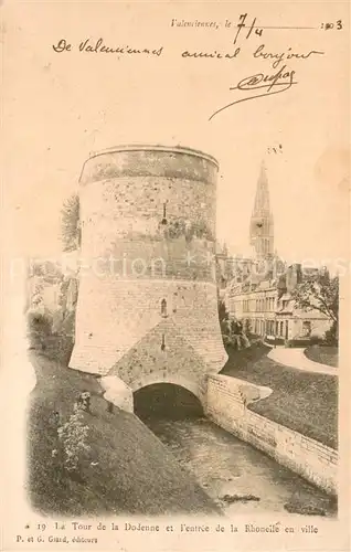 AK / Ansichtskarte Valenciennes Tour de la Dodenne Valenciennes