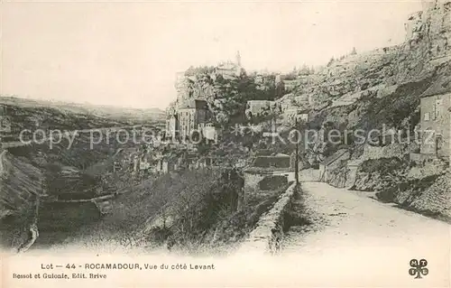 AK / Ansichtskarte Rocamadour Vue du cote Levant Rocamadour
