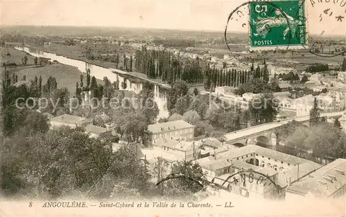 AK / Ansichtskarte Angouleme Saint Cybard et Vallee de la Charente Angouleme