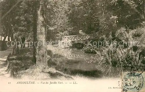 AK / Ansichtskarte Angouleme Vue du Jardin Vert Angouleme
