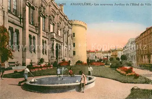 AK / Ansichtskarte Angouleme Les nouveaux jardins de l Hotel de Ville Angouleme