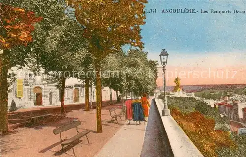 AK / Ansichtskarte Angouleme Les Remparts Desaix Angouleme