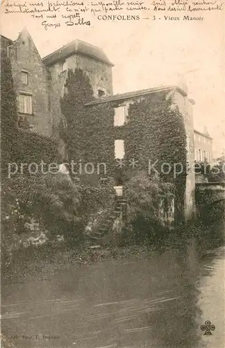 AK / Ansichtskarte Confolens Vieux Manoir Confolens