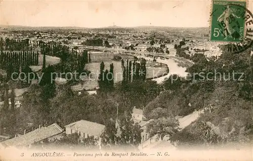 AK / Ansichtskarte Angouleme Panorama pris du Rempart Beaulieu Angouleme