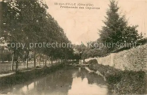 AK / Ansichtskarte Is sur Tille Promenade des Capucins Is sur Tille