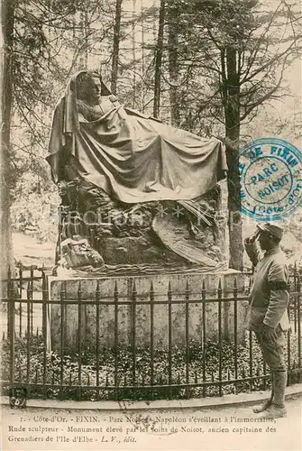 AK / Ansichtskarte Fixin Parc Noisot Napoleon Monument Soldat Fixin