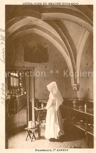 AK / Ansichtskarte Beaune_Cote_d_Or_Burgund Hotel Dieu Pharmacie Beaune_Cote_d_Or_Burgund