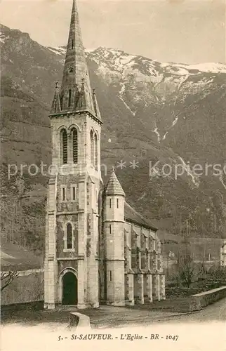 AK / Ansichtskarte Saint_Sauveur_Hautes_Pyrenees Eglise Saint_Sauveur