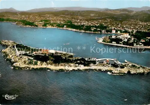 AK / Ansichtskarte Bandol Ile de Bandor Propriete Ricard Vue aerienne Bandol