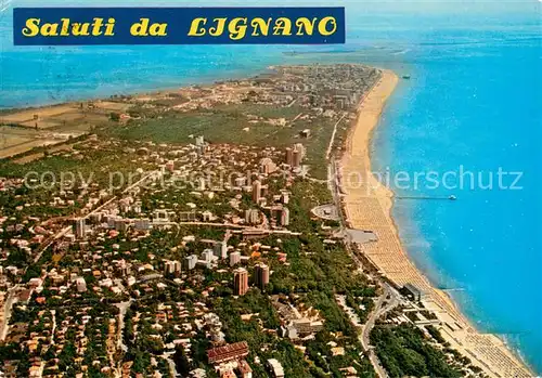 AK / Ansichtskarte Lignano Fliegeraufnahme Lignano