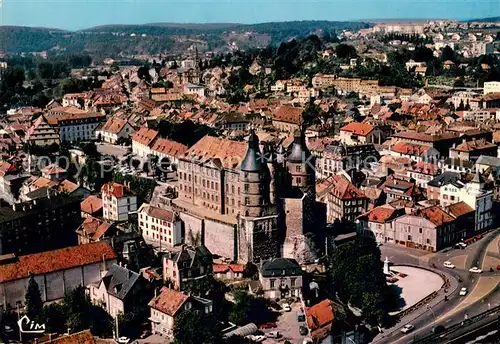 AK / Ansichtskarte Montbeliard Vue aerienne Le chateau Montbeliard