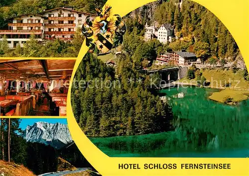 AK / Ansichtskarte Nassereith Hotel Schloss Fernsteinsee Gaststube Nassereith