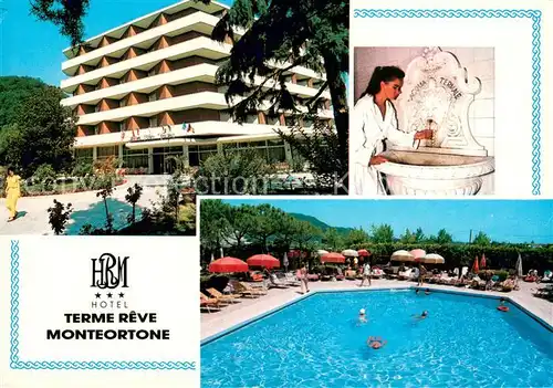 AK / Ansichtskarte Abano_Terme Thotel Terme Reve Monteortone Trinkbrunnen Pool Abano Terme