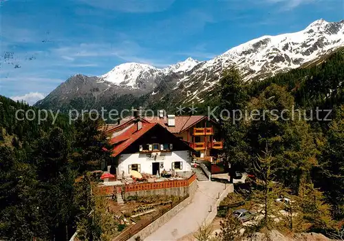 AK / Ansichtskarte Hintermartell Alpengasthof Enzian Panorama Hintermartell