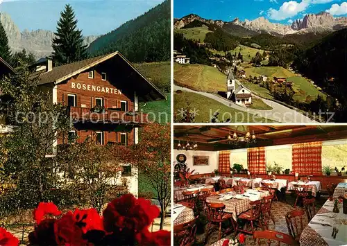 AK / Ansichtskarte Tiers_Tires Pension Rosengarten Restaurant Panorama 