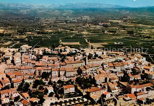 AK / Ansichtskarte La_Cadiere d_Azur Vue generale aerienne Vieux village provencal Au fond la Ste Baume La_Cadiere d_Azur