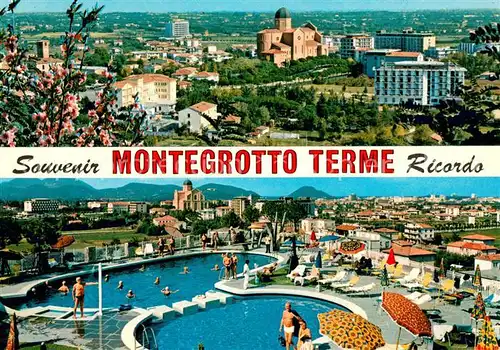 AK / Ansichtskarte Montegrotto_Terme Panorama Piscina Termale Montegrotto Terme