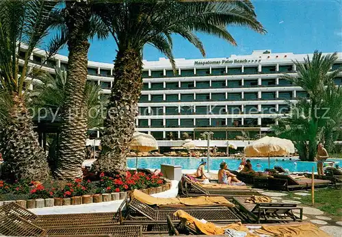 AK / Ansichtskarte Playa_de_Maspalomas Hotel Palm Beach Pool Playa_de_Maspalomas