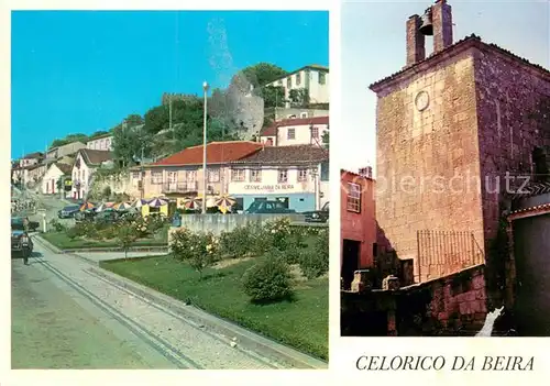 AK / Ansichtskarte Beira_Baixa Aspecto da Vila e Torre do Relogio Beira Baixa