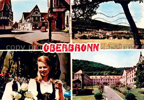 AK / Ansichtskarte Oberbronn_Bas_Rhin_Elsass Ortsmotive Trachten Panorama Oberbronn_Bas_Rhin_Elsass
