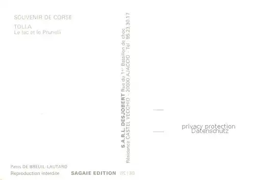 AK / Ansichtskarte Tolla Lac Prunelli Tolla