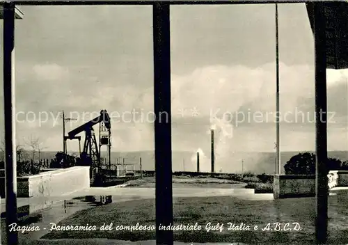 AK / Ansichtskarte Ragusa_Sizilien Complesso Industriale Gulf Italia A.B.C.D. Ragusa Sizilien