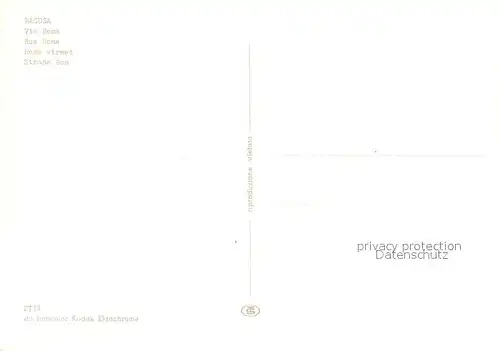 AK / Ansichtskarte Ragusa_Sizilien Via Roma Tankstelle Ragusa Sizilien