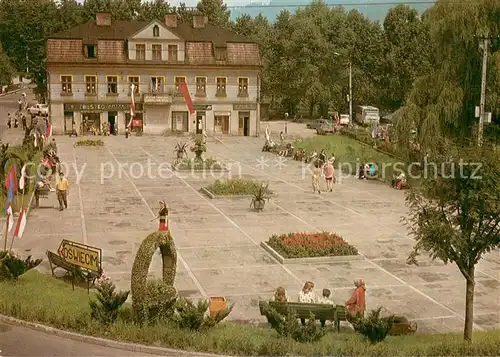 AK / Ansichtskarte Sucha_Beskidzka Rynek 