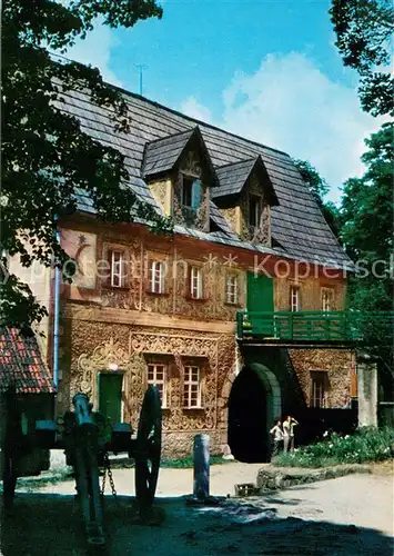 AK / Ansichtskarte Zagorze_Slaskie Schronisko PTTK Zamku Grodno z XIV 