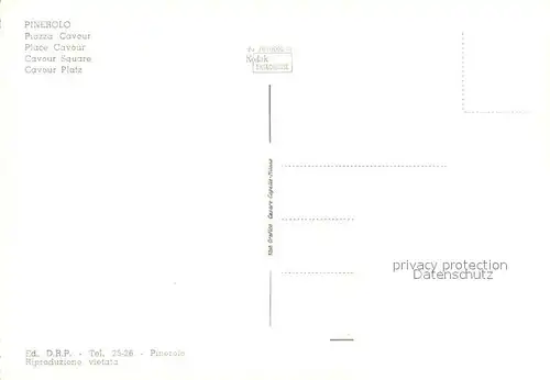 AK / Ansichtskarte Pinerolo Piazza Cavour  Pinerolo