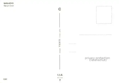 AK / Ansichtskarte Sarajevo Marijin Dvor Sarajevo