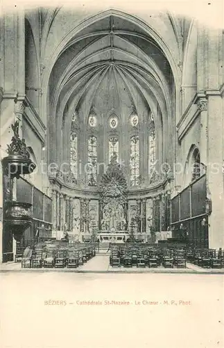AK / Ansichtskarte Beziers Cathedrale St. Nazaire Beziers