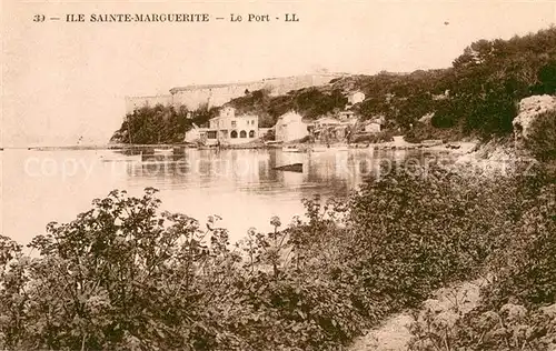 AK / Ansichtskarte Ile_Sainte Marguerite Port Ile_Sainte Marguerite
