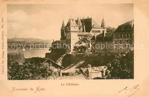 AK / Ansichtskarte Nyons_Drome Chateau Schloss Nyons Drome