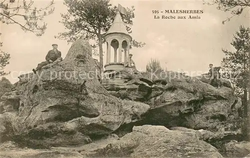 AK / Ansichtskarte Malesherbes La Roche aux Amis Malesherbes
