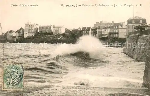 AK / Ansichtskarte Parame Pointe de Rochebonne un jour de tempete Parame