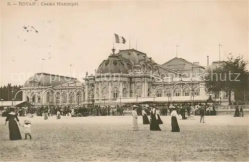 AK / Ansichtskarte Royan_Charente Maritime Casino Municipal Royan Charente Maritime