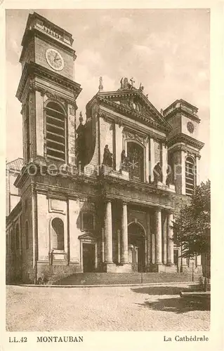 AK / Ansichtskarte Montauban_Tarn et Garonne Cathedrale 