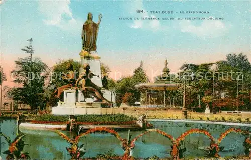 AK / Ansichtskarte Toulouse_Haute Garonne Grand Rond Statue de Clemence Isaure Toulouse Haute Garonne