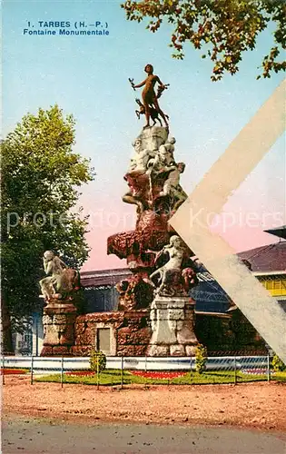 AK / Ansichtskarte Tarbes Fontaine Monumentale Tarbes