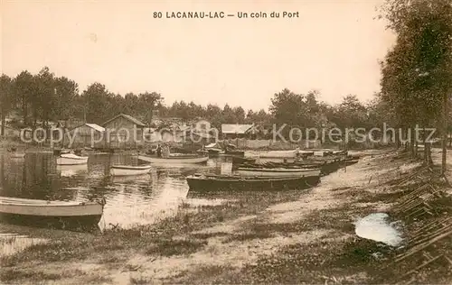 AK / Ansichtskarte Lacanau Un coin du port Lacanau