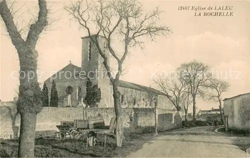 AK / Ansichtskarte La_Rochelle_Charente Maritime Eglise de Laleu La_Rochelle