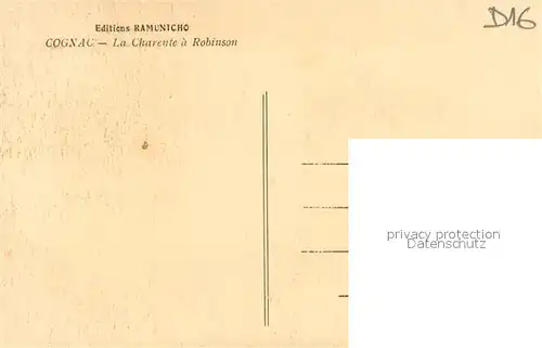 AK / Ansichtskarte Cognac_Charente La Charente a Robinson 