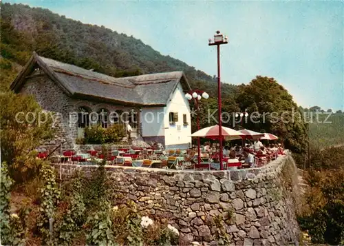 AK / Ansichtskarte Badacsony Kisfaludy haz Gaststaette Terrasse Badacsony